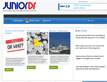 Tablet Screenshot of juniordr.com